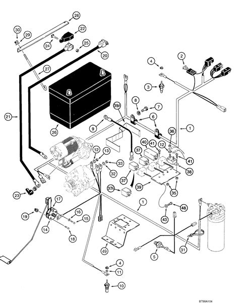 1845c case skid steer parts|case 1845c starter wiring diagram.